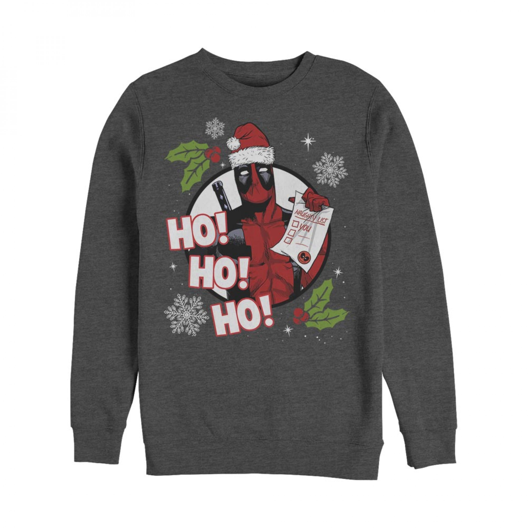 Deadpool Ho Ho Ho Christmas Sweatshirt